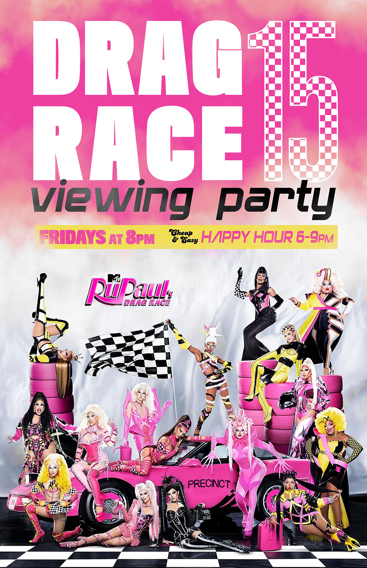 Drag Race Season 15 Viewing Party Precinct